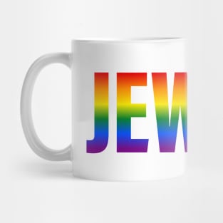 Rainbow Jewish LGBTQ Pride Mug